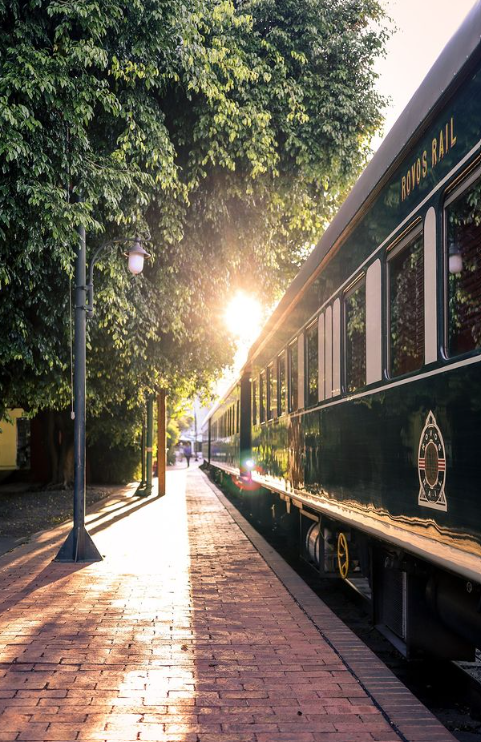 Le Rovos Rail, gare de Pretoria en Afrique du Sud